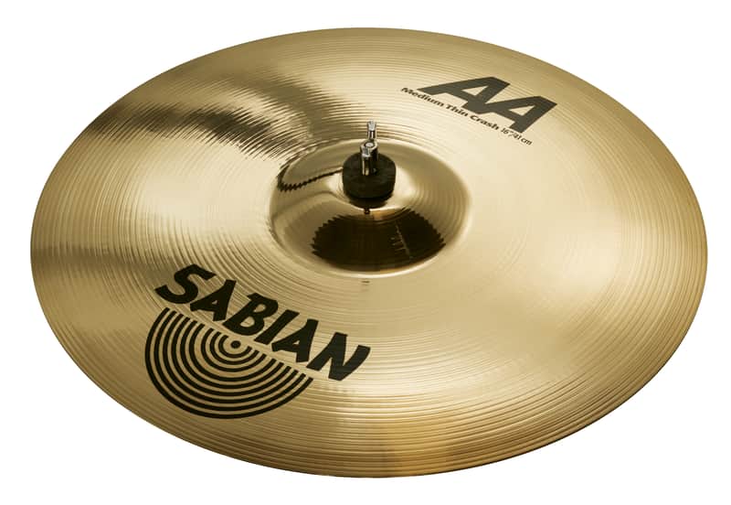 SABIAN 16" AA M T Crash Brilliant Finish image 1