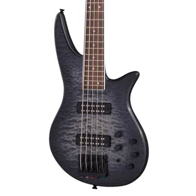 Jackson X Series Spectra Bass SBXQ V - Transparent Black Burst (999) image 3