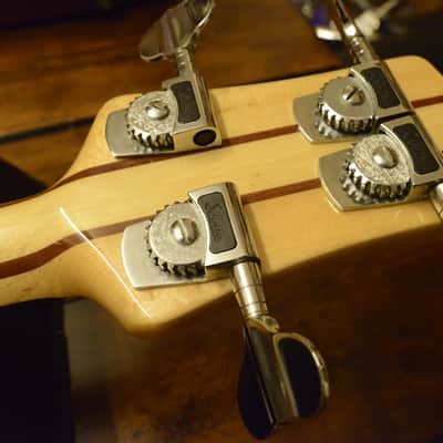 RARE 1985 Vintage Wal Mk1 MkI Custom UK British Bass Natural Canadian Maple Burl, Brazilian Mahogany image 15