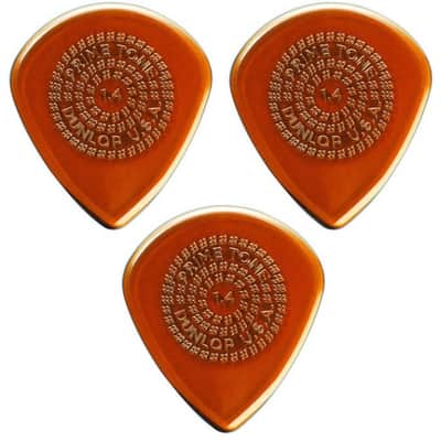 JIM DUNLOP 518 Primetone Jazz III Grip Picks 14mm Plektrum (3 Stück) image 1