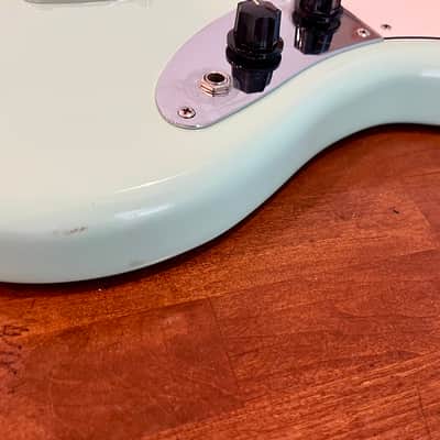 Squier Vintage Modified Jaguar Offset Guitar Surf Green image 5