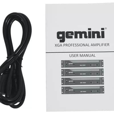 Gemini XGA-5000 5000-Watt Power Amplifier - Black image 7