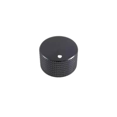 Tesi 20mm Solid Aluminum Knurled Replacement Knob - Black image 1