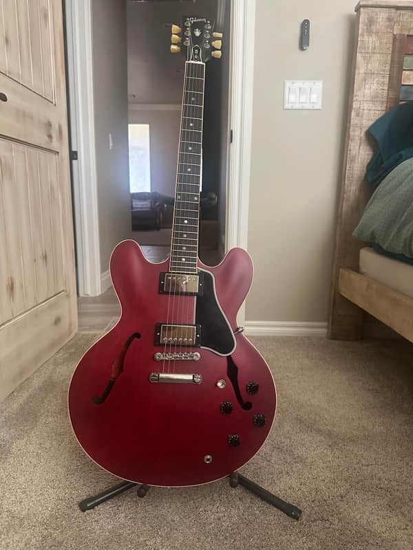 Gibson ES 335 2014 - Satin red image 1