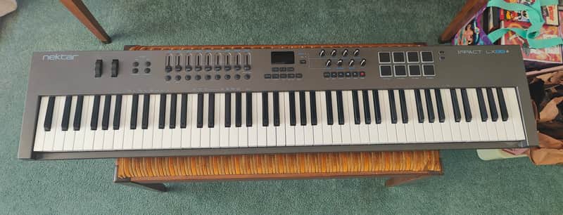 Nektar Impact LX88+ USB MIDI Keyboard Controller, local pickup only image 1
