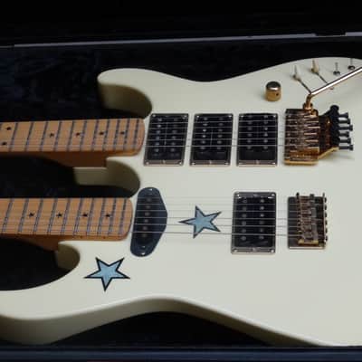 Kramer Richie Sambora Stars White Double Neck 1980's Bon Jovi Vibe image 2