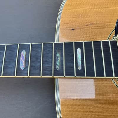 1975 Yairi YW-600 Dreadnought Guitar New Jacaranda Natural+Hard Case image 24