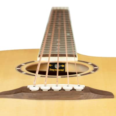 Ortega D7CE-5 Deep Series 7 Spruce Top Mahogany Neck Medium Scale 5-String Acoustic-Electric Bass Guitar image 13