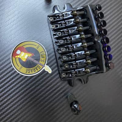 FX Edge III-8 Fixed Bridge - Black | 2GB2JAB001 | Ibanez M8M & M80M Stock Bridge | 1 Last Unit Available | DHL Express Delivery Included | image 1
