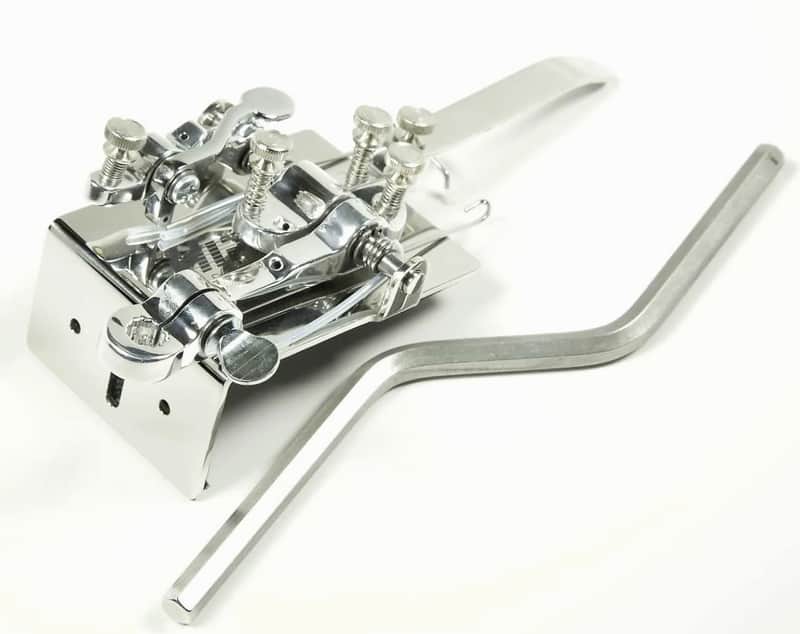 Hipshot B-Bender String Bending with Drop D and G Palm Lever, Chrome 10300C image 1