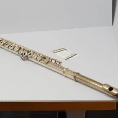 Vintage Gemeinhardt M3S (3OSB) Solid Silver Open Hole Flute Offset G w/ B Foot image 19