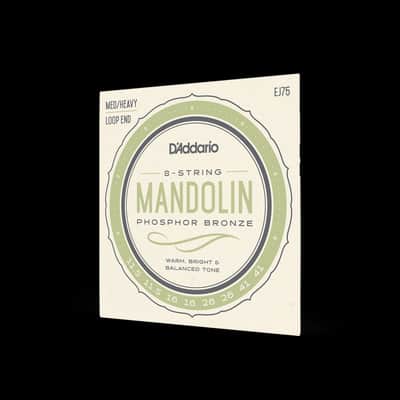 Set of D'Addario EJ75 Phosphor Bronze Mandolin Strings, Heavy 11.5 - 41 image 4