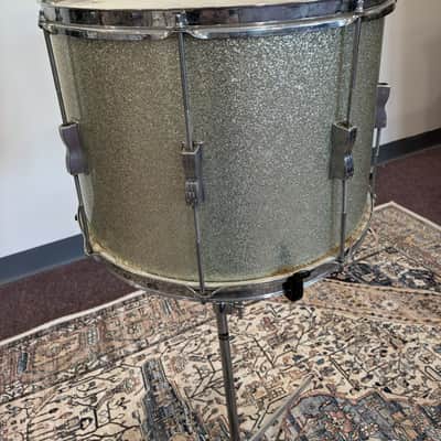 Immagine Ludwig 1960s Parade Drum 17x12" - Silver Sparkle - 4