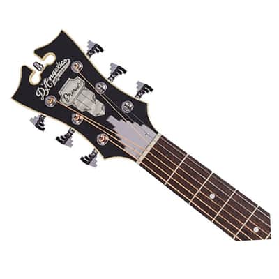 D'Angelico Premier Lexington LS A/E Guitar - Mahogany Satin - Open Box image 4