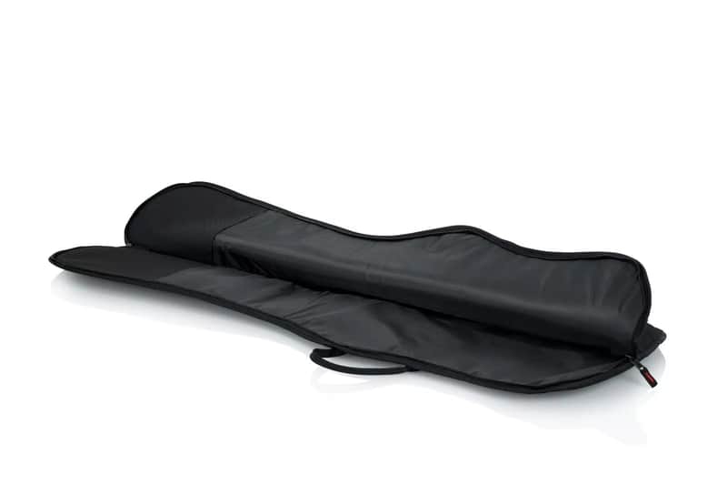 Electric Bass Guitar Gig Bag | Lightweight Padded Nylon Case with Large Pocket & Adjustable Backpack Straps image 1