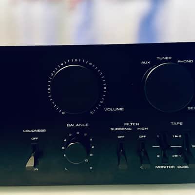 Vintage Black Nikko NA-690 Integrated Amplifier - Serviced + Cleaned image 1