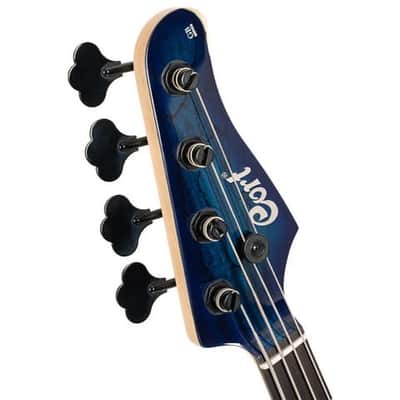 Cort GB-Fusion 4, Blue Burst, 4-String Bass image 5