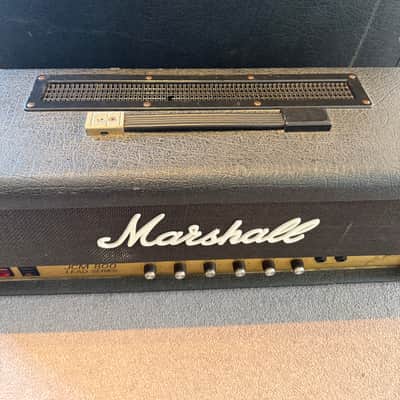 Marshall JCM 800 Lead Series Model 1959 100-Watt Head 1981 - 1989 - Black + Two Notes CapX 16ohms loadbox image 14