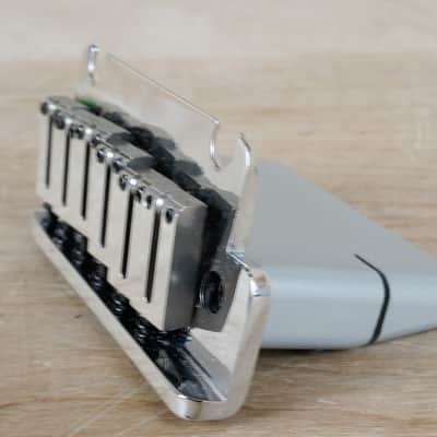 Fender American Deluxe Stratocaster Bridge 2006 2-Point Tremolo with Block Saddles USA w/ Springs, Claw, Posts, Screws image 6