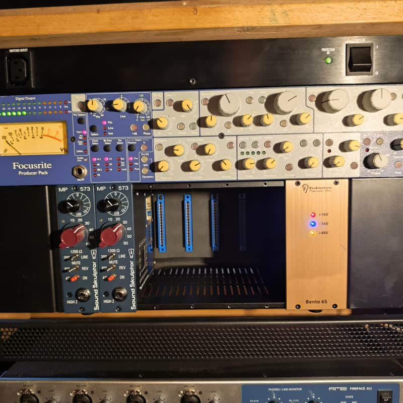 2000s Focusrite ISA 430 Producer Pack Blue