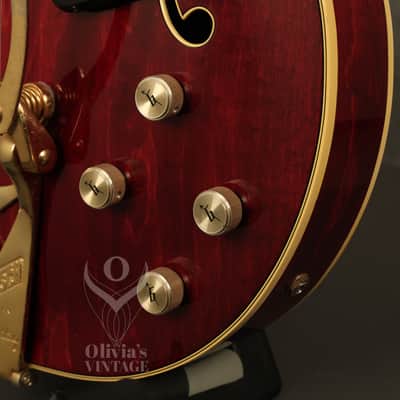 1972 Gretsch 7680 Deluxe Chet Atkins Autumn Red image 7