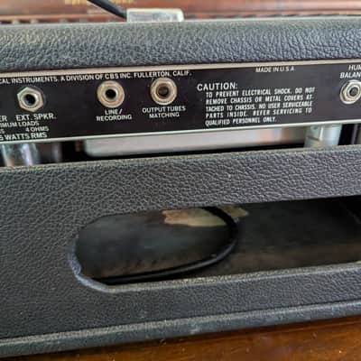 Fender Bassman 135 2-Channel 135-Watt Guitar Amp Head 1977 - 1980 - Silverface image 7