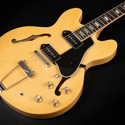 2016 Epiphone Casino Reissue mit Rosewood Griffbrett - Natural | ES-330 Style Seymour Duncan P-90 Pickups 2,88kg | Gator Case Bild 5