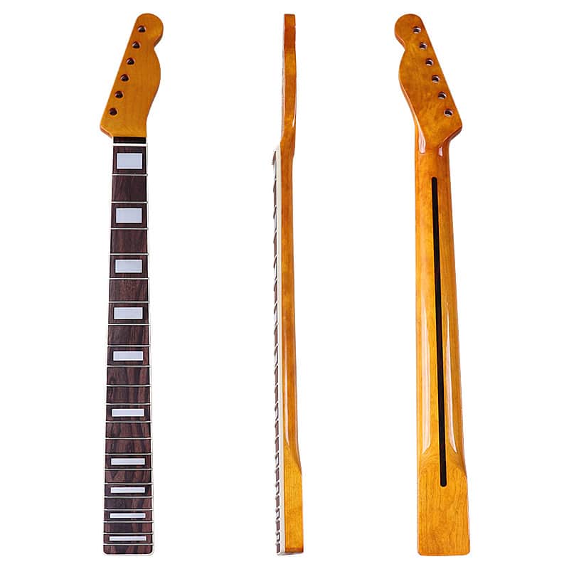 Maple Tele Guitar Neck With Rosewood Fingerboard,21 Frets image 1
