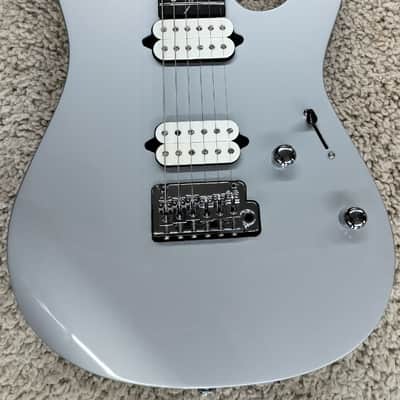 Mint Ibanez Model TOD10 Tim Henson Signature Electric Guitar, Classic Silver w/Bag image 3