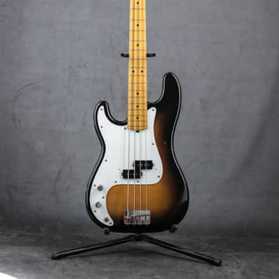 Japan MIJ era LH Lefty Lefthanded reverse Fender PB Precision 57 Japan Reissue  1991 Sunburts image 2