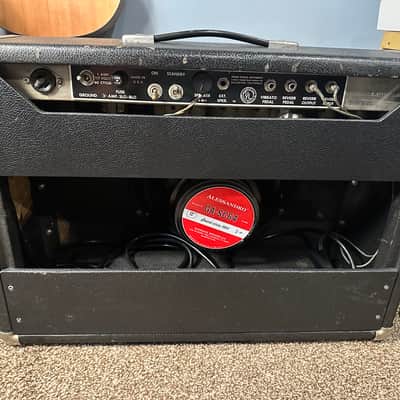 Fender Deluxe Reverb 2-Channel 22-Watt 1x12" Guitar Combo 1963 - 1967 - Black Panel image 4