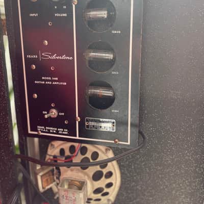 1964 Silvertone 1448 with Amp/ Case image 3