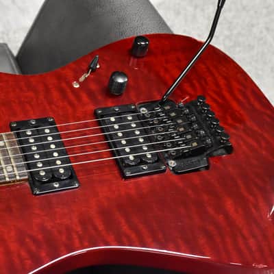 Ibanez RG 320 QS - 2000 Red Wave gloss with Floyd Rose image 4