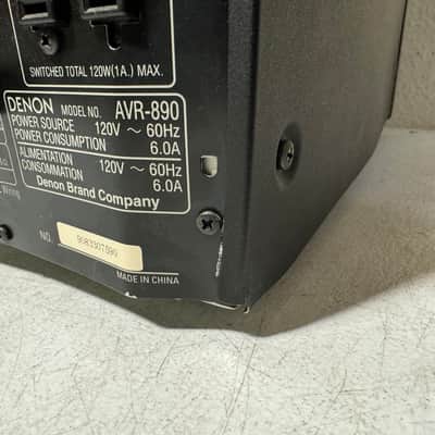 Denon AVR-890 Receiver HiFi Stereo 7.1 Channel HDMI Audiophile Audio - PARTS image 6