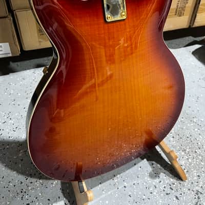 Hagstrom '67 Viking II Semi Hollow Guitar - Vintage Sunburst image 5