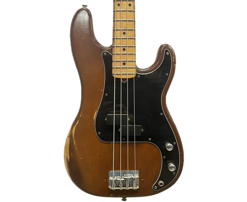 Fender Precision Bass Guitar in Mocha Brown w/ Case 1974 image 1