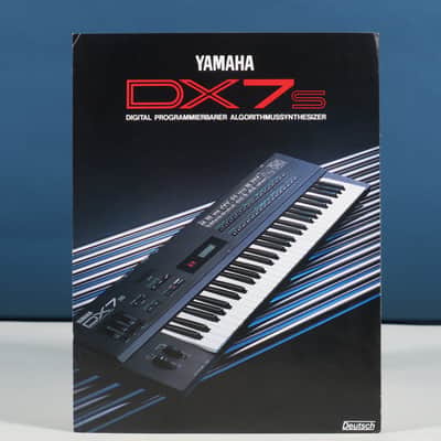 Yamaha DX7S synthesizer brochure in German