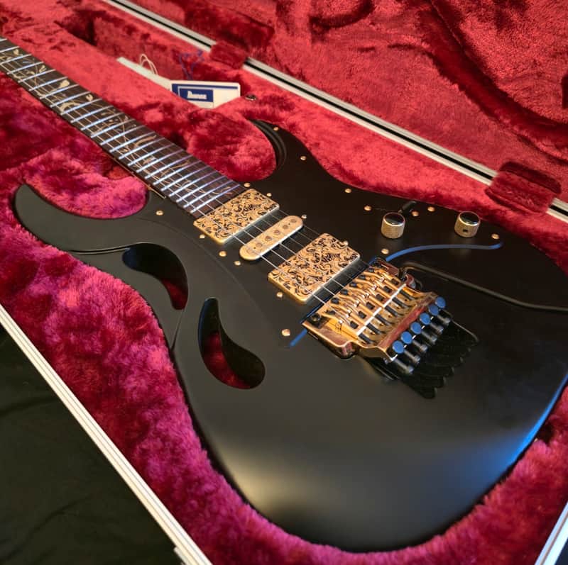 Ibanez PIA3761 Onyx Black Steve Vai Signature image 1