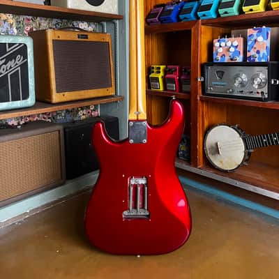 Tokai “Goldstar Sound” MIJ Stratocaster – Candy Apple Red – Early 1980s w/ Vintage Ibanez Hardcase image 13