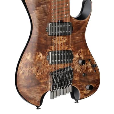 Ibanez QX527PB Quest 7-String Electric Guitar with Gig Bag Antique Brown Stain image 9