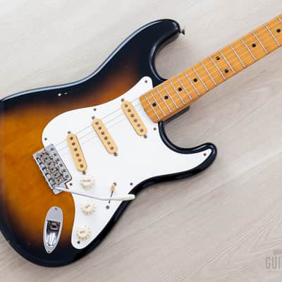 1987 Fender Stratocaster ‘57 Vintage Reissue ST57-55 Sunburst 100% Original w/ Case, Japan MIJ Fujigen image 1
