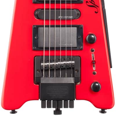 Steinberger Spirit GT Pro Deluxe Electric Guitar (with Bag), Hot Rod Red image 2