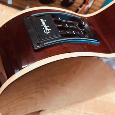 Epiphone PR-4E Acoustic Electric Guitar w/Bag image 6