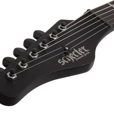 Schecter Sun Valley Super Shredder Exotic HT Black Limba LH Natural Satin image 13