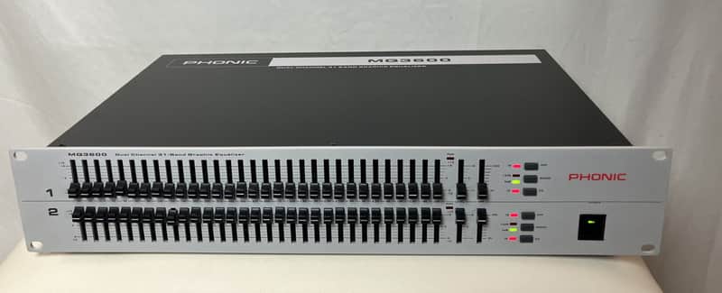 Immagine Phonic MQ3600 New Old Stock Dual 31-Band Graphic Equalizer - 1