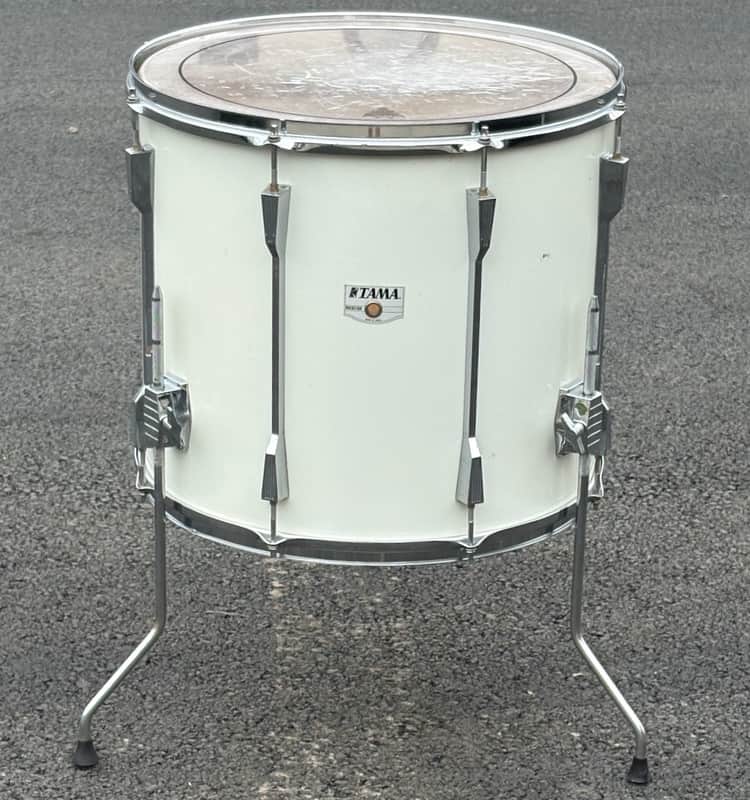 Tama Rockstar DX 18" Floor Tom White MADE IN JAPAN for drum set image 1