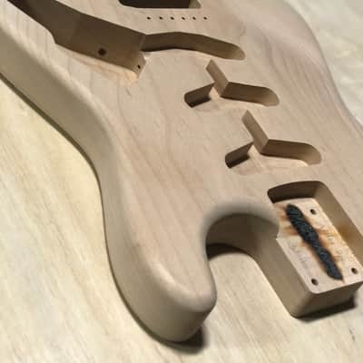 Valkenburg USA Alder 1 pc  ST Body 2023 - Alder Unfinished image 10