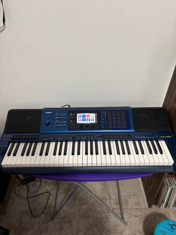 Casio MZ-X500 61-Key Workstation Keyboard 2010s - Black image 1