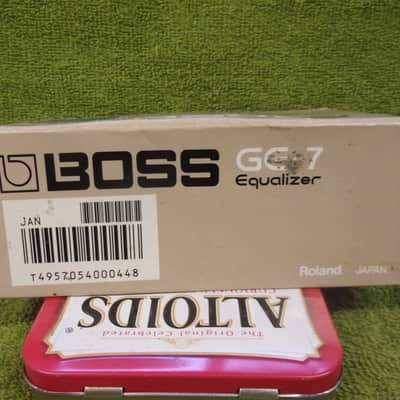 Boss GE-7 box top only, 1990's, grey, Cipollina image 4