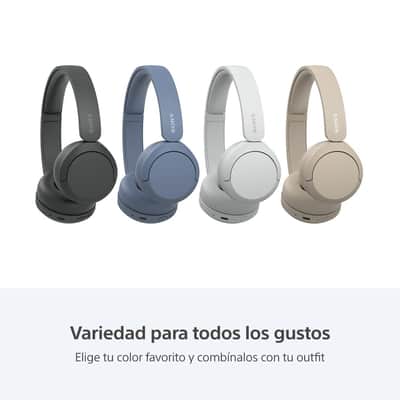 Sony WH-CH520 Best Wireless Bluetooth On-Ear Headphones with Microphone for Calls and Voice Control, Up to 50 Hours Battery Life with Quick Charge Function, includes USB-C Charging Cable - Black image 5